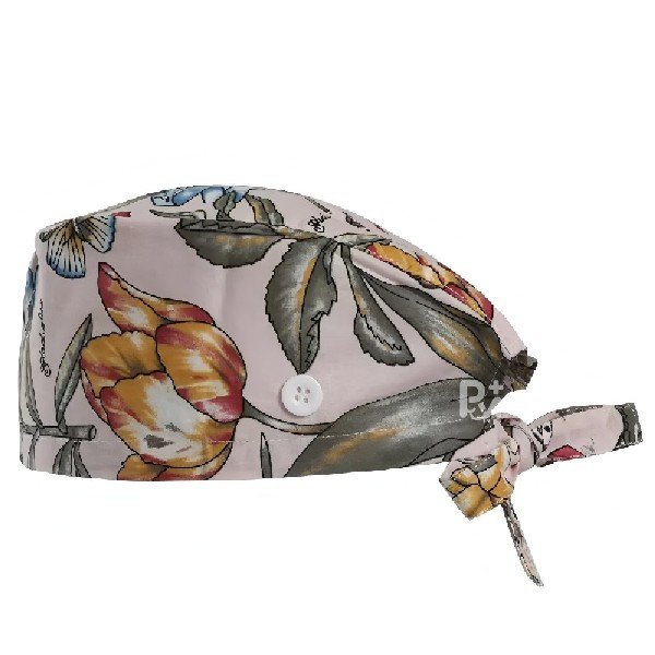Floral Printed 100% Cotton Scrub Cap | Hospital-Grade for Healthcare Teams