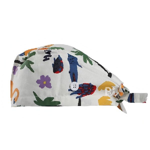 Floral Printed 100% Cotton Scrub Cap | Hospital-Grade for Healthcare Teams
