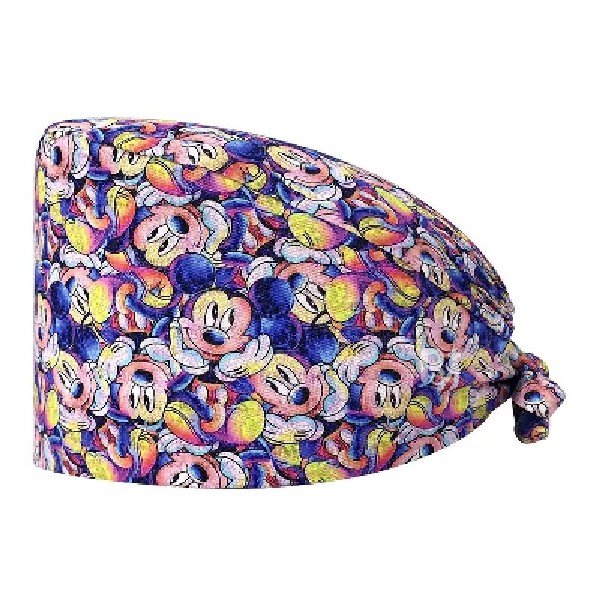 Floral Printed 100% Cotton Scrub Cap | Hospital-Grade for Healthcare Teams