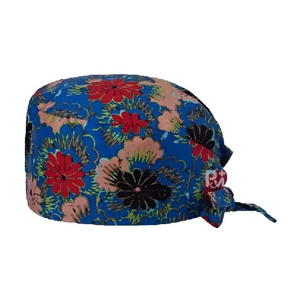 Floral Printed 100% Cotton Scrub Cap | Hospital-Grade for Healthcare Teams