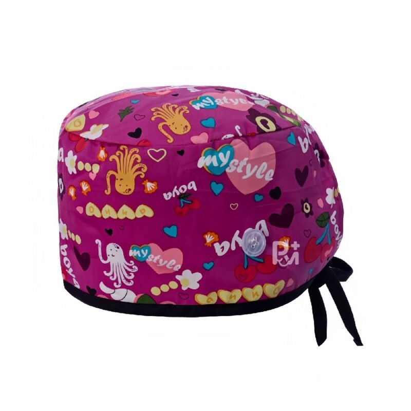 Classic Scrub Caps Cartoon – Feminine Professional Comfort for Healthcare Staff