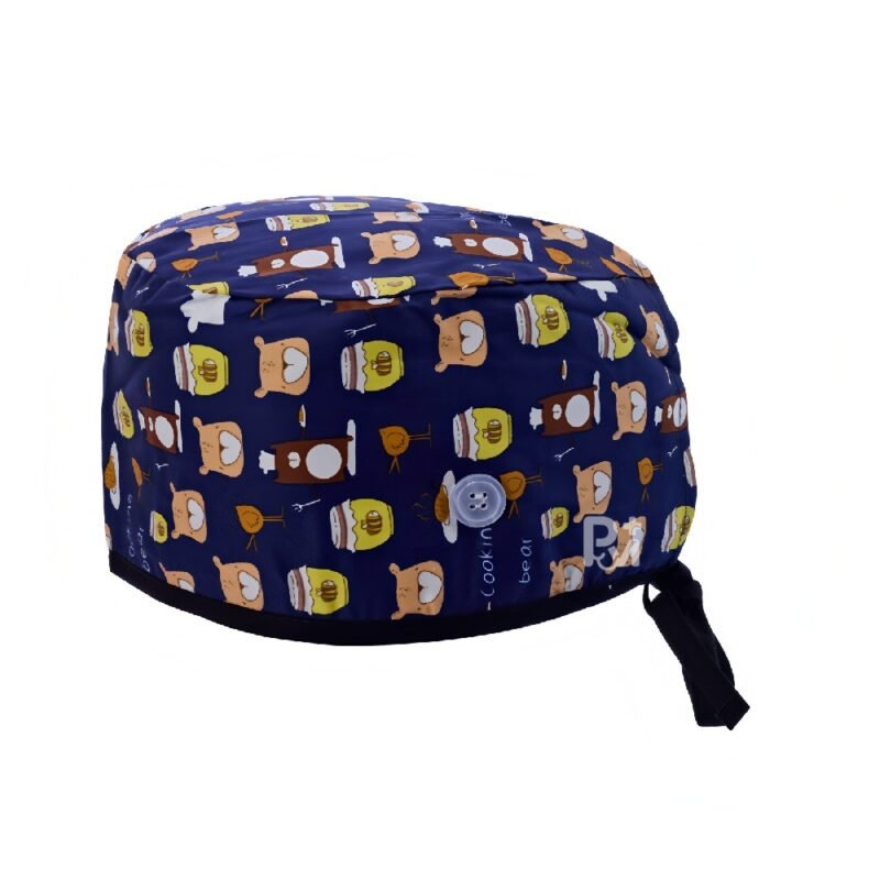 Classic Scrub Caps Cartoon – Feminine Professional Comfort for Healthcare Staff