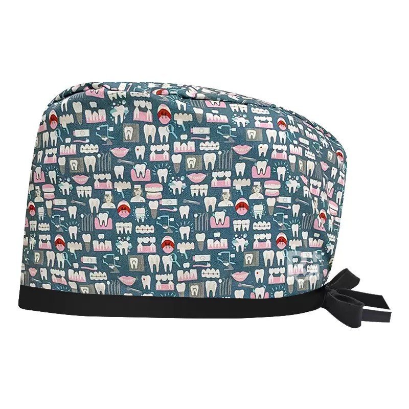 Classic Scrub Caps Cartoon – Feminine Professional Comfort for Healthcare Staff