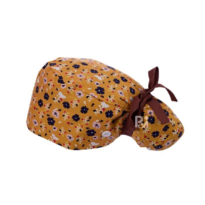 Floral-ponytail cap 16