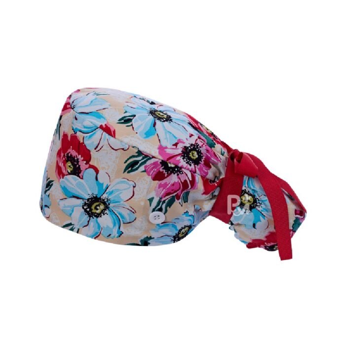Floral-ponytail cap 23