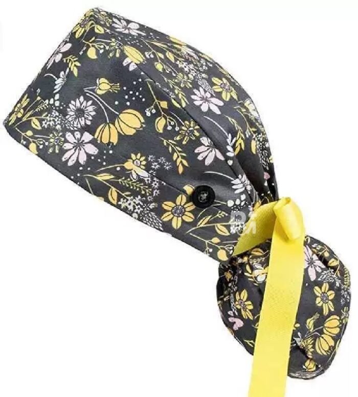 Floral-ponytail cap 3