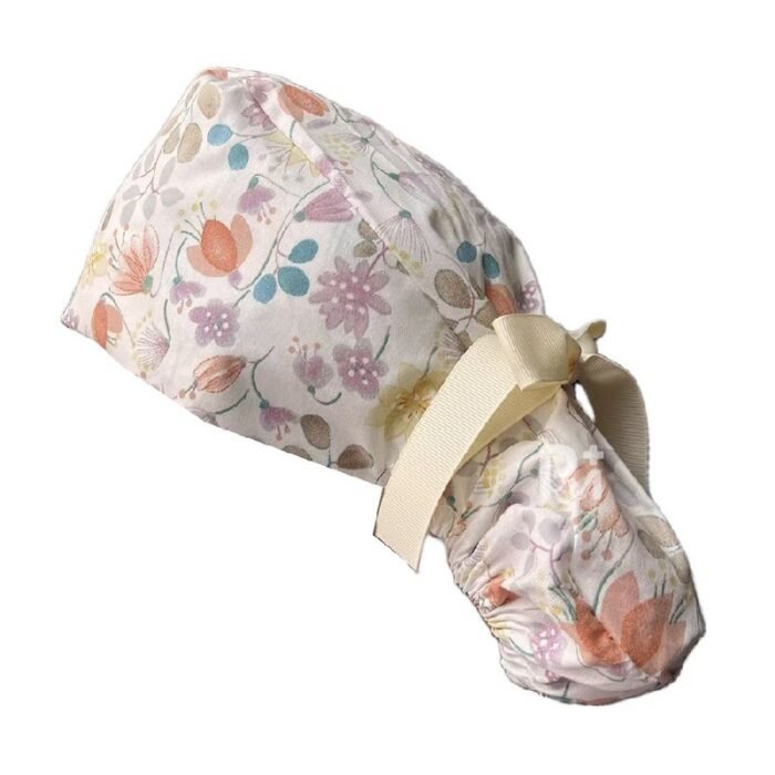 Floral-ponytail cap-s 2