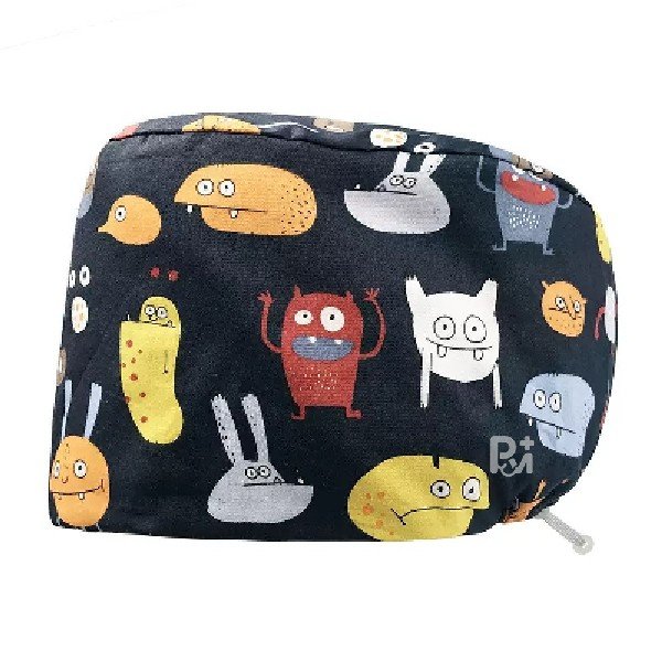 Scrub Caps Gourd Elastic Cartoon – Feminine Professional Comfort for Healthcare Staff