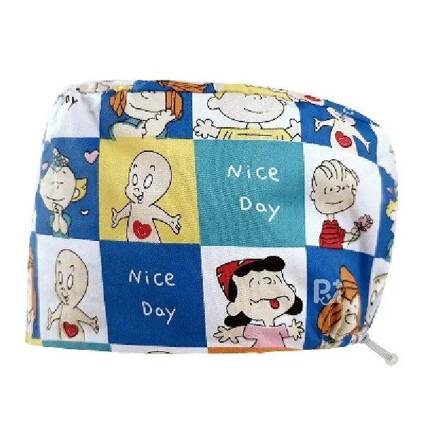 Scrub Caps Gourd Elastic Cartoon – Feminine Professional Comfort for Healthcare Staff