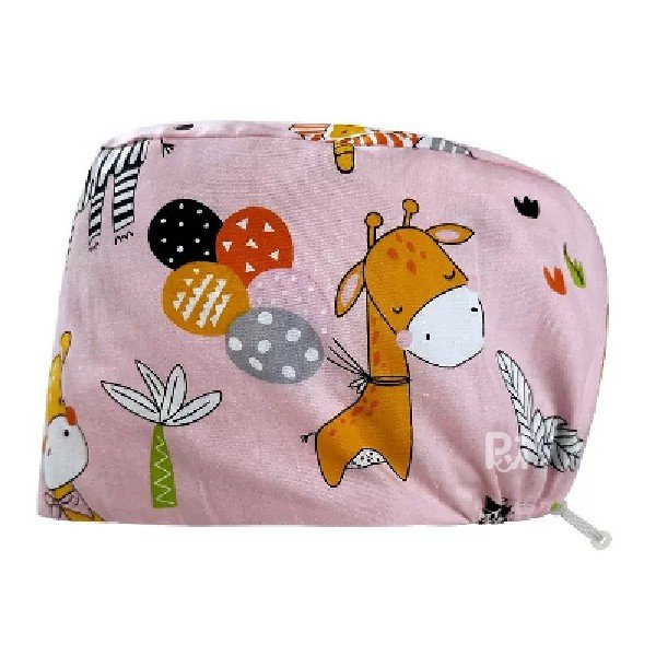 Scrub Caps Gourd Elastic Cartoon – Feminine Professional Comfort for Healthcare Staff