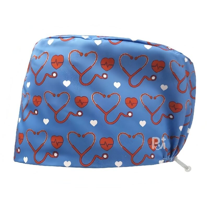 Scrub Caps Gourd Elastic Medical Themed – Feminine Professional Comfort for Healthcare Staff