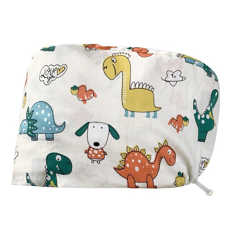 Scrub Caps Gourd Elastic Cartoon – Feminine Professional Comfort for Healthcare Staff