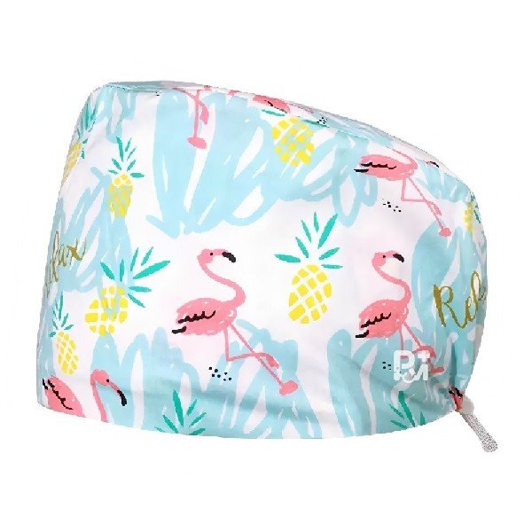 Scrub Caps Gourd Elastic Cartoon – Feminine Professional Comfort for Healthcare Staff
