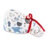 bear-Printed Ponytail-Cap1