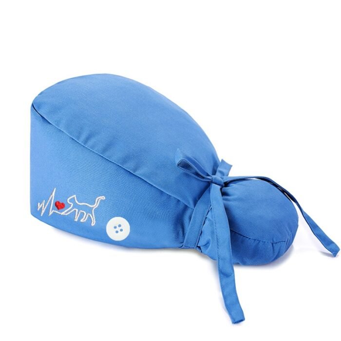 embroidery -scrub-cap ponytail 25
