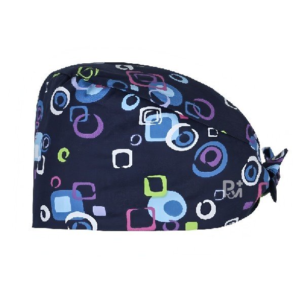 Graphic Print 100% Cotton Scrub Cap | Unisex Hospital-Grade for Healthcare Teams