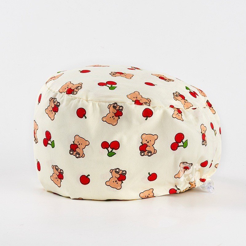 Scrub Caps Gourd Elastic Cartoon – Feminine Professional Comfort for Healthcare Staff