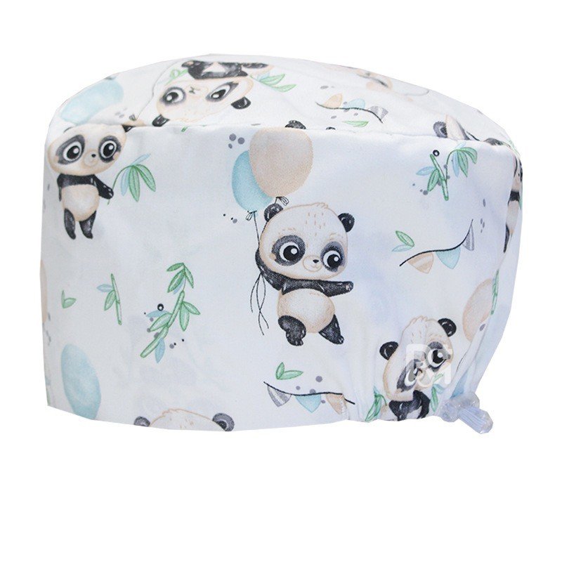 Scrub Caps Gourd Elastic Cartoon – Feminine Professional Comfort for Healthcare Staff