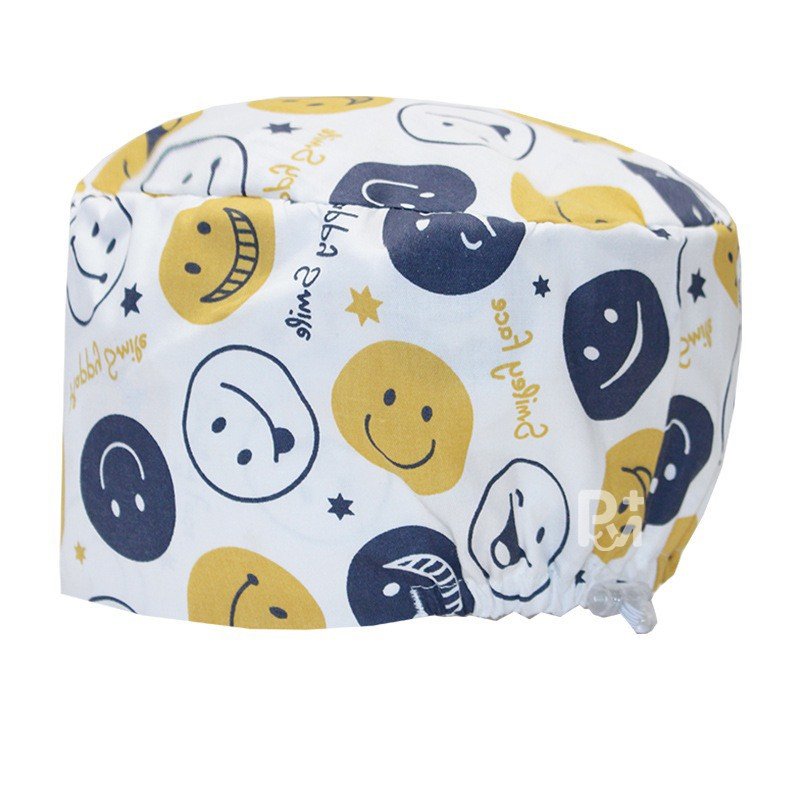 Scrub Caps Gourd Elastic Cartoon – Feminine Professional Comfort for Healthcare Staff