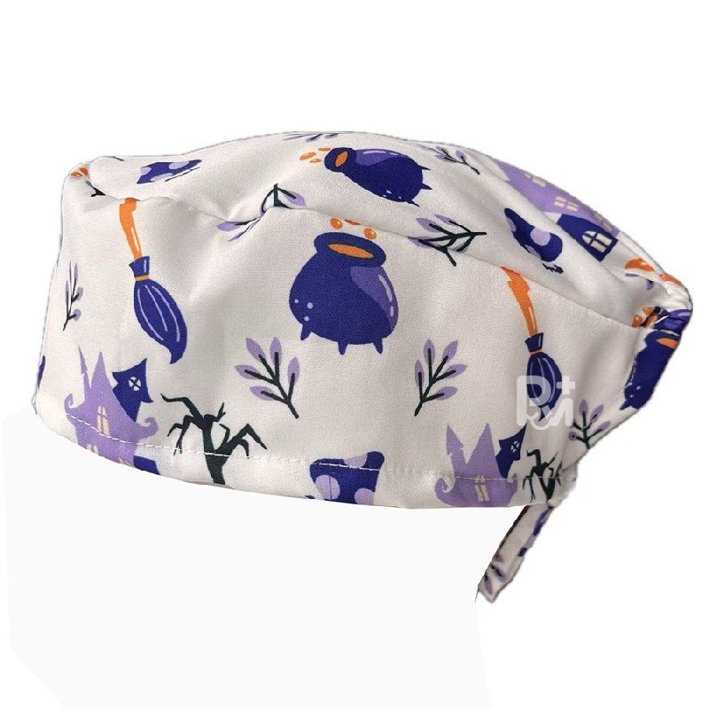Euro Style Unisex Reusable Scrub Cap animal printed – Bulk Wholesale & Customizable