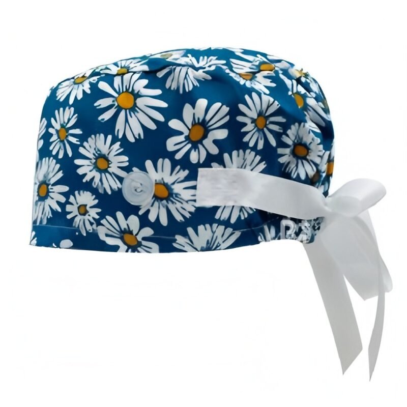 Euro Style Unisex Reusable Scrub Cap flower printed – Bulk Wholesale & Customizable
